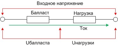 Схема бестрансформаторного источника питания