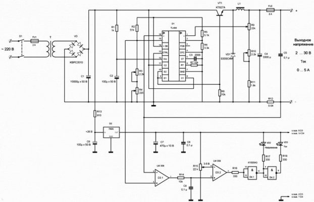 Mlt666a схема бп с номиналами