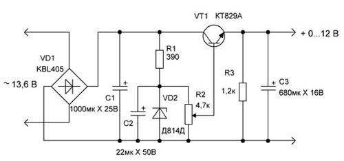 Схема и сборка самодельного блока питания с регулировкой напряжения и тока
