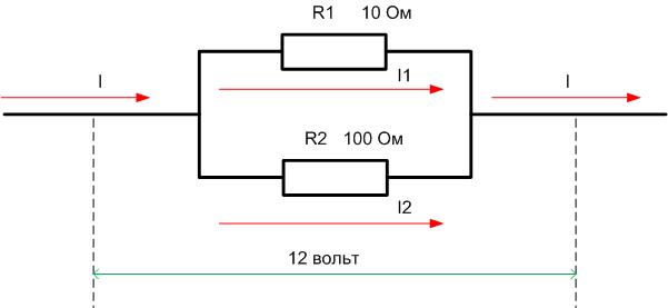 Параллельное и последовательное подключение проводников