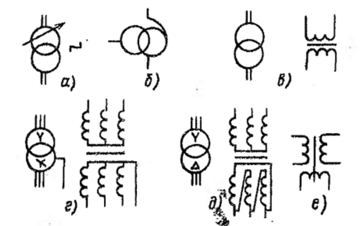 Примеры составления однолинейных электрических схем